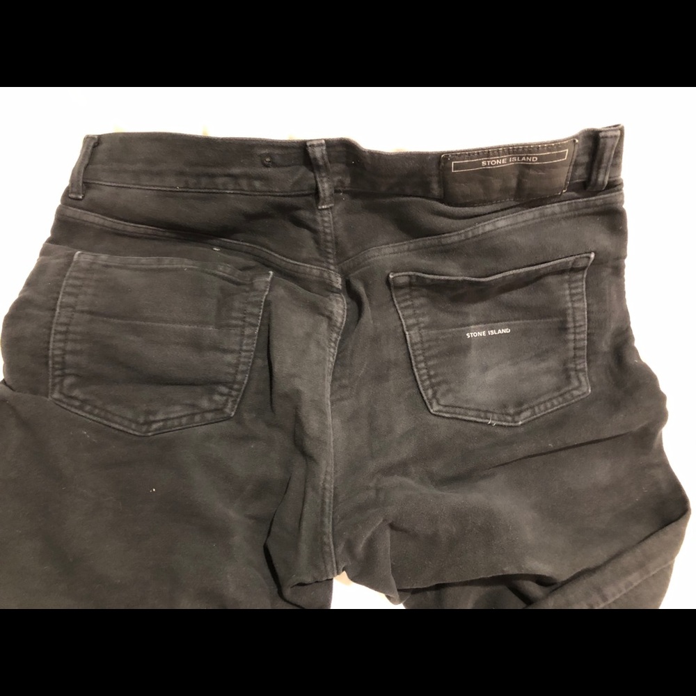 Men’s Stone Island Black Jeans